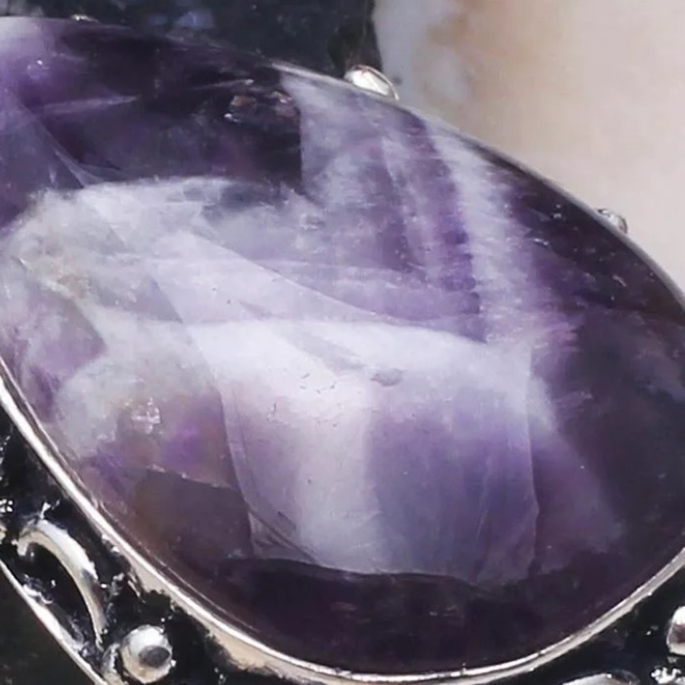 Dream amethyst of a ring size 8.25 and 8.75 - Picture 4 of 4